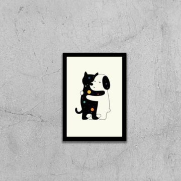 Quadro Amigos Apesar das Diferenças