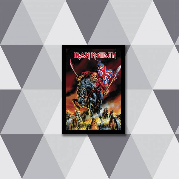 Quadro Banda Iron Maiden Eddie