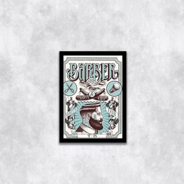 Quadro Barber Shop Vintage Style