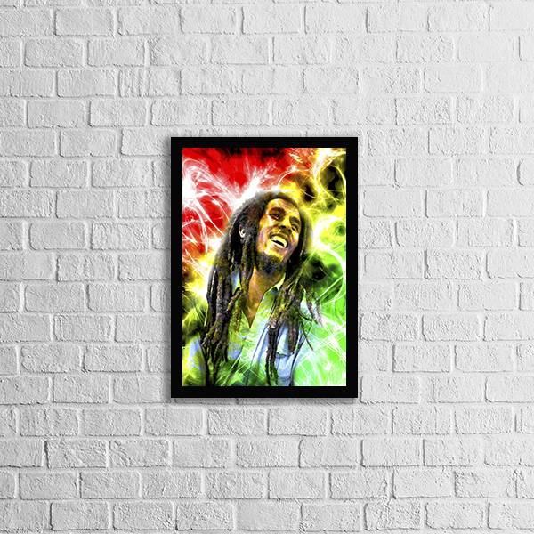 Quadro Bob Marley Colorido