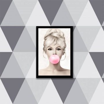 Quadro Brigitte Bardot Chicletes
