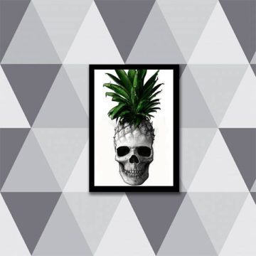 Quadro Caveira Abacaxi