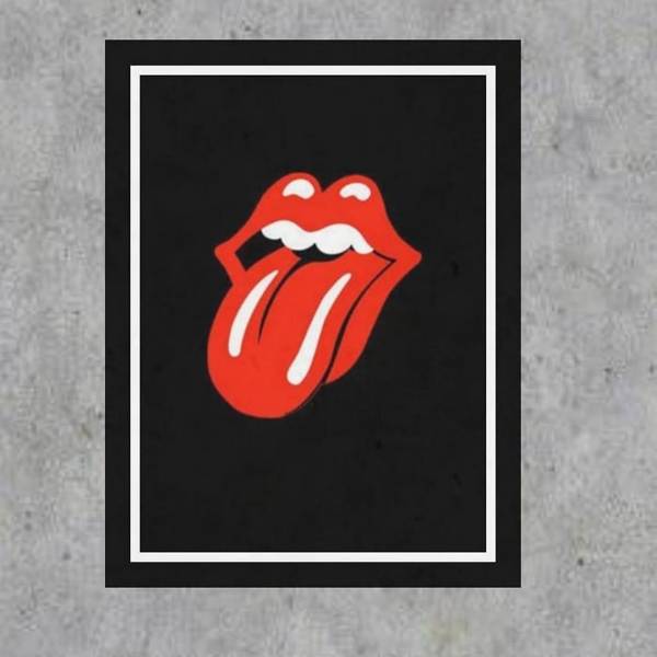 Quadro Decorativo Língua Rolling Stones