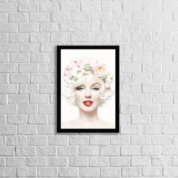 Quadro Decorativo Marilyn Monroe Flores