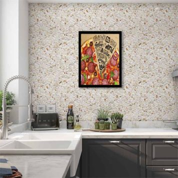 Quadro Fatia de Pizza - Imagem 2