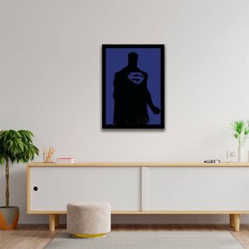 Quadro Decorativo Silhueta Super Man - Image 2