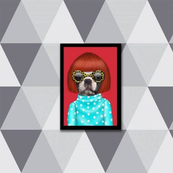 Quadro Dog a La Rita Lee