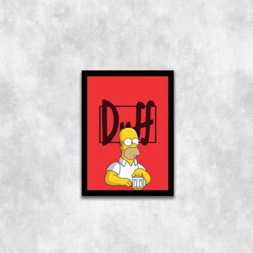 Quadro Duff Beer Homer Simpsons
