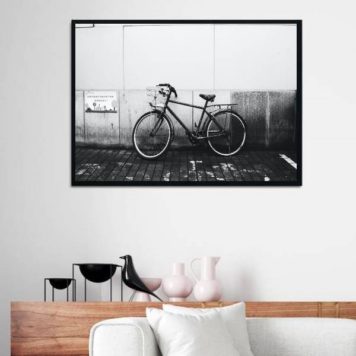 Quadro Fotografia Bicicleta Estacionada - Imagem 2