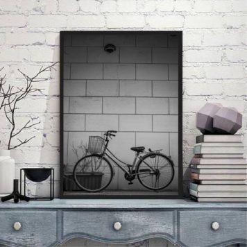 Quadro Fotografia Bicicleta Muro - Image 2