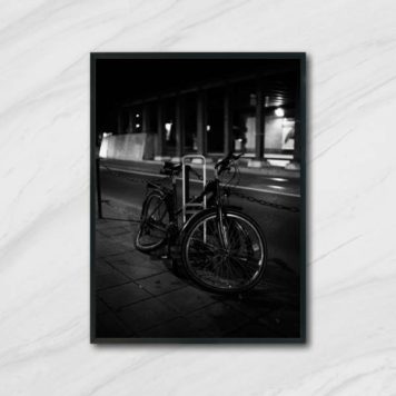 Quadro Fotografia Bicicleta Pneu Furado
