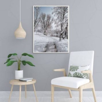 Quadro Fotografia Paisagem com Neve - Image 2