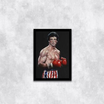 Quadro Rocky Balboa Boxe