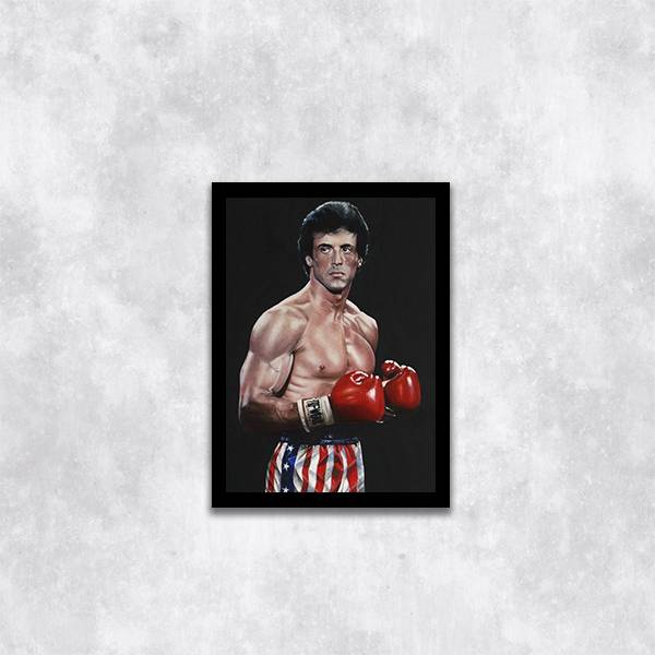 Quadro Rocky Balboa Boxe