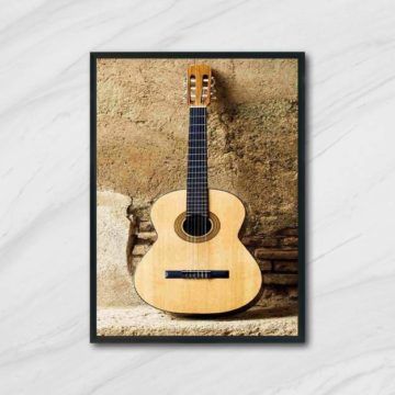 Quadro Fotografia Violão