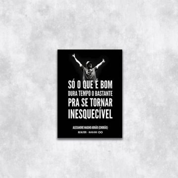 Quadro Frase Chorão