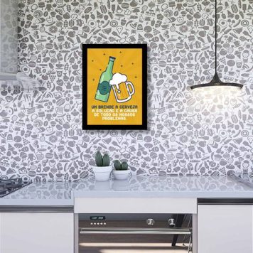 Quadro Um Brinde a Cerveja - Image 2