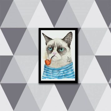 Quadro Gato Marinheiro