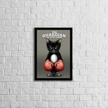 Quadro Gato The Guardian