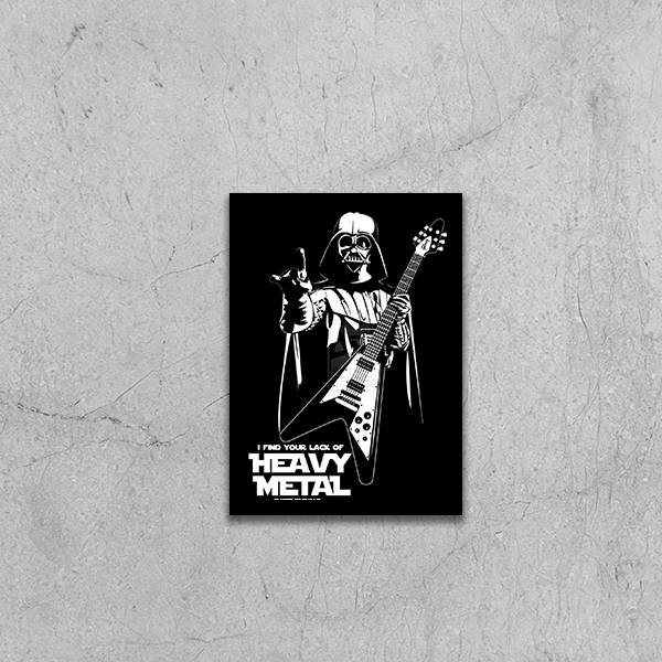 Quadro Darth Vader Heavy Metal