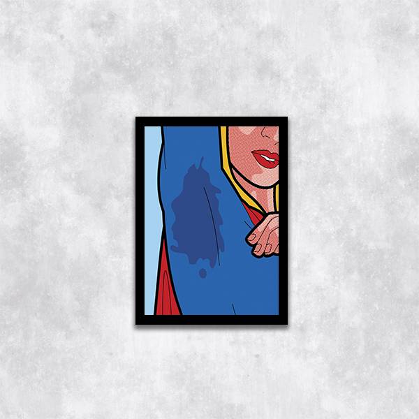 Quadro Heroína com "Pizza"