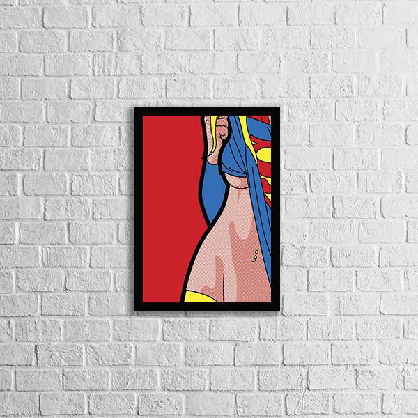 Quadro Heroína Sensualizando