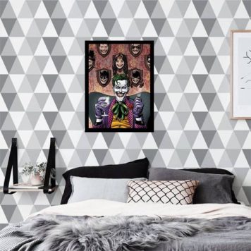Quadro Ilustração Coringa no Sofá - Imagem 2