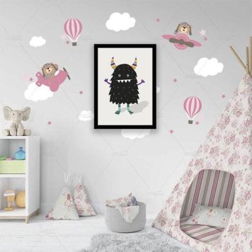 Quadro Monstrinho Preto - Image 2