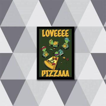 Quadro Pizza Lovers