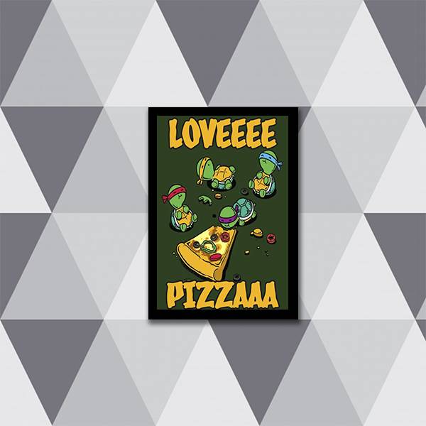 Quadro Pizza Lovers