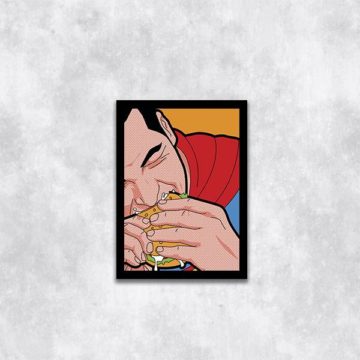 Quadro SuperMan Sanduíche