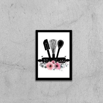 Quadro Utensílios de Cozinha