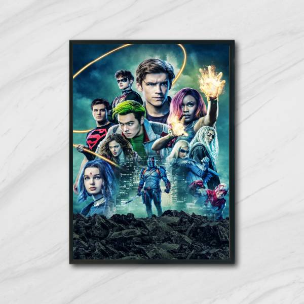 Quadro Série Titans DC
