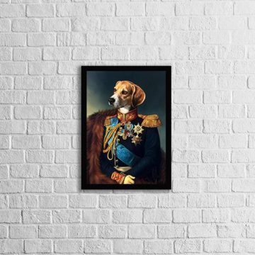 Quadro Decorativo Beagle Nobre