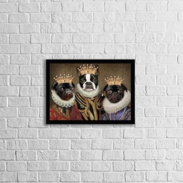 Quadro Cães da Realeza