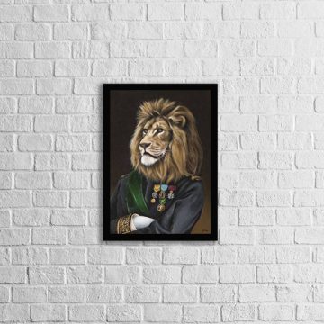 Quadro Leão Nobre