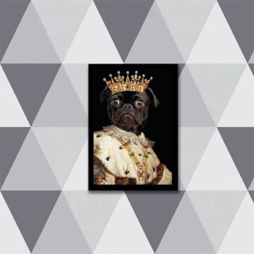 Quadro Pug Rei