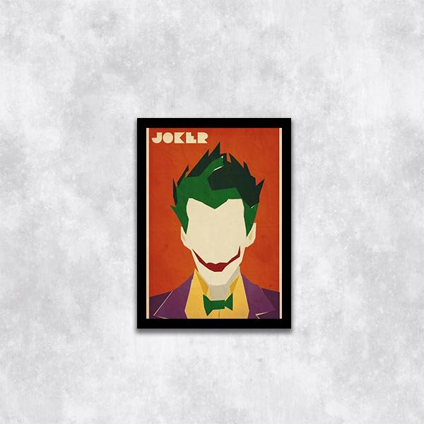 Quadro Coringa Vintage -Joker