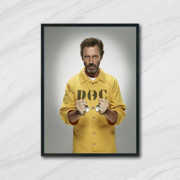 Quadro Doctor House Preso