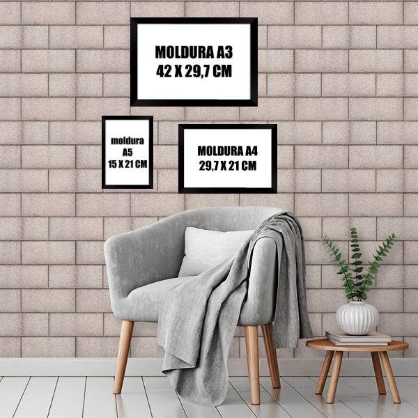 Kit Com 3 Molduras Variadas