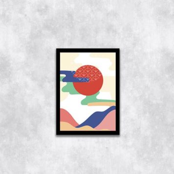 Quadro Abstrato Figurativo Colors Nature III