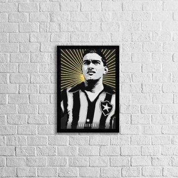 Quadro Garrincha Camisa do Botafogo