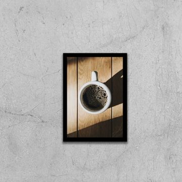 Quadro Fotografia Caneca de Café