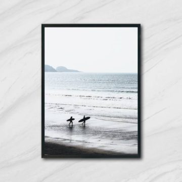 Quadro Fotografia Casal Surfista