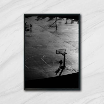 Quadro Fotografia Quadra de Basquete