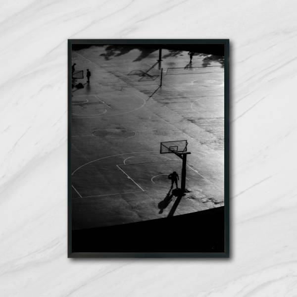 Quadro Fotografia Quadra de Basquete