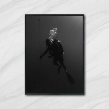 Quadro Fotografia Mergulhador