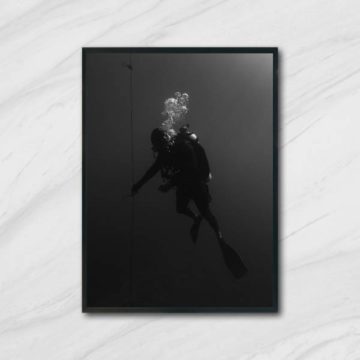Quadro Fotografia Mergulhador