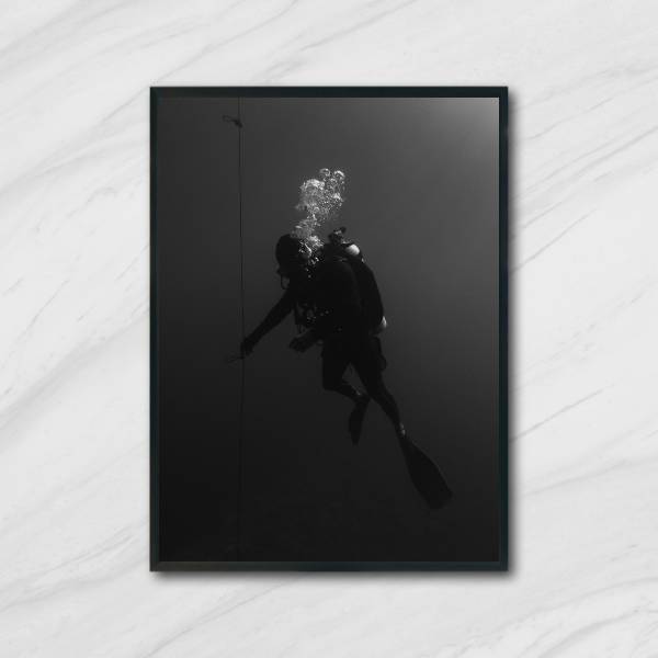 Quadro Fotografia Mergulhador