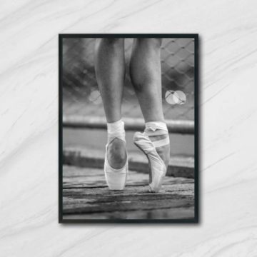 Quadro Fotografia Pernas de Bailarina